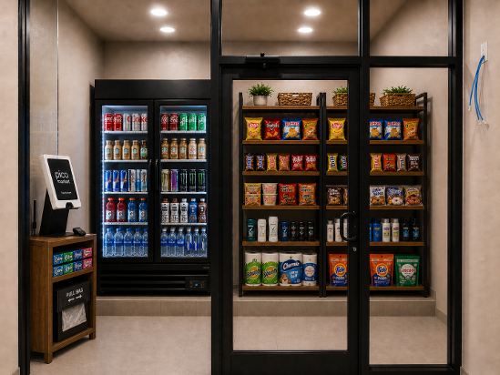 Super Convenient market installation